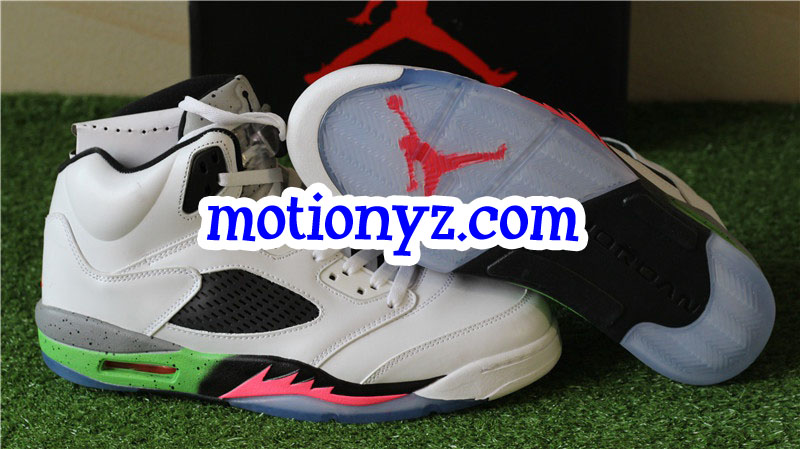 Authentic Air Jordan 5 Retro Poison Green